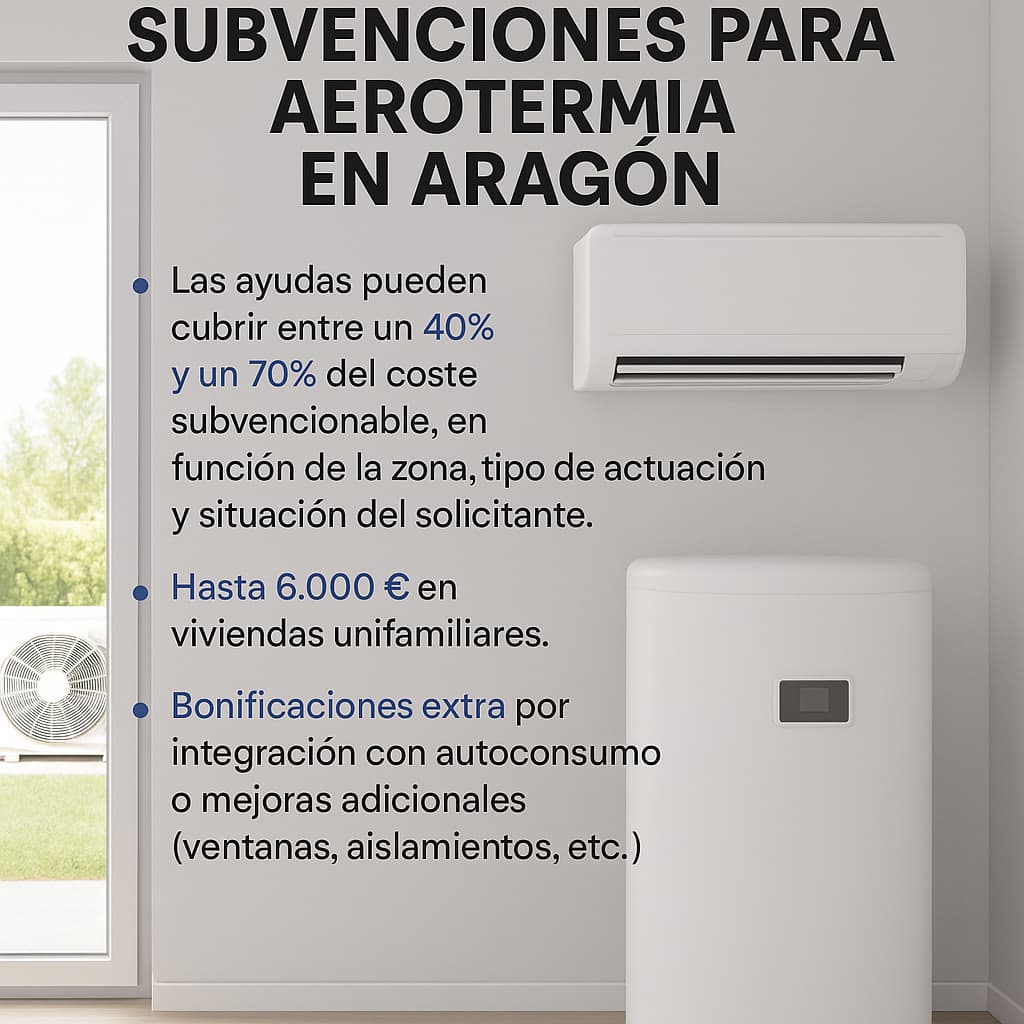 subvenciones aerotermia aragón 2025